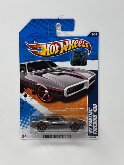 Hot Wheels Street Beasts 1967 Pontiac Firebird 400 1:64 Diecast Factory Sealed