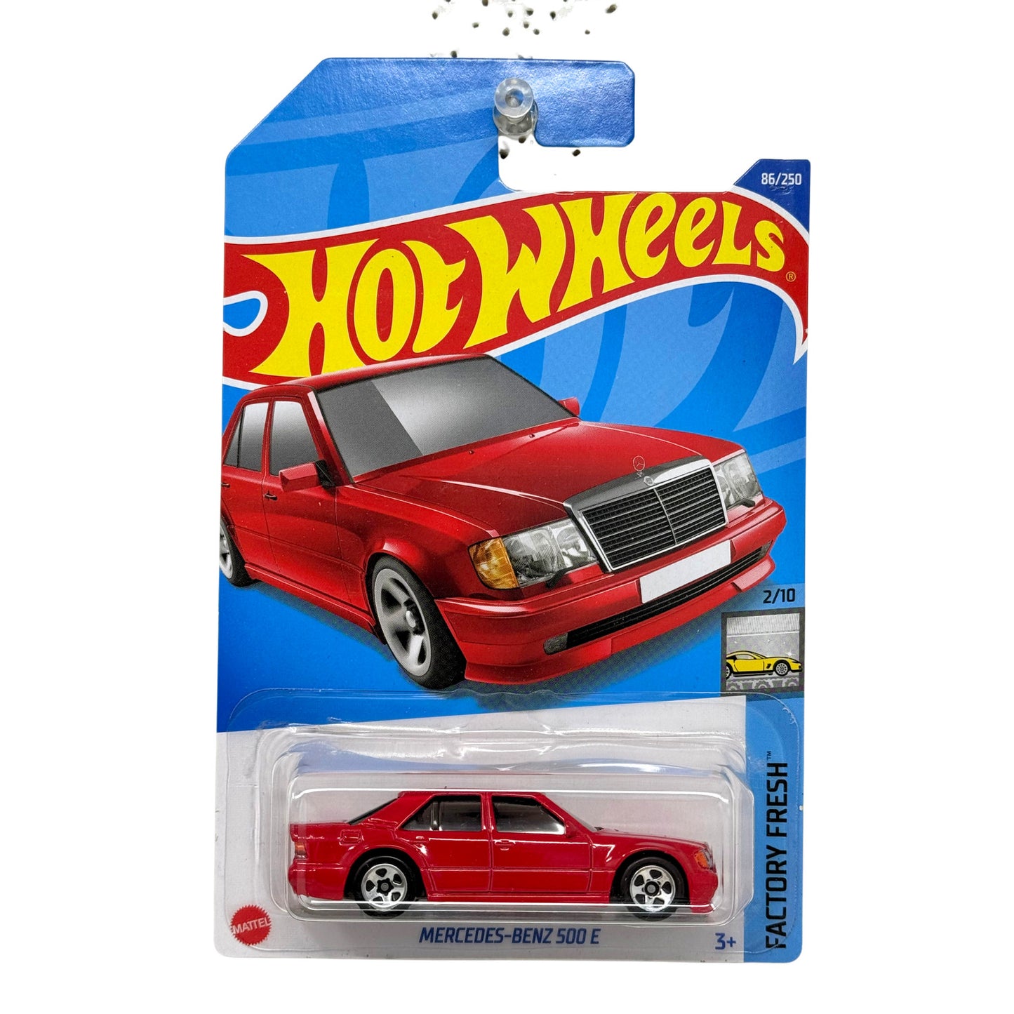Hot Wheels Factory Fresh Mercedes-Benz 500 E 1:64 Diecast Red