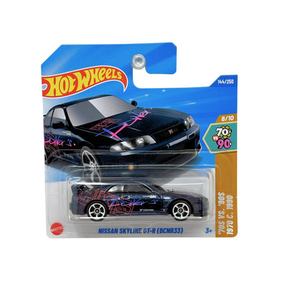 Hot Wheels 70s vs. 90s Nissan Skyline GT-R BCNR33 1:64 Diecast Short Card