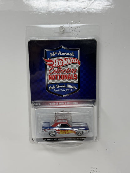 Hot Wheels 2014 Collectors Nationals 1970 Dodge Hemi Challenger 1:64 Diecast