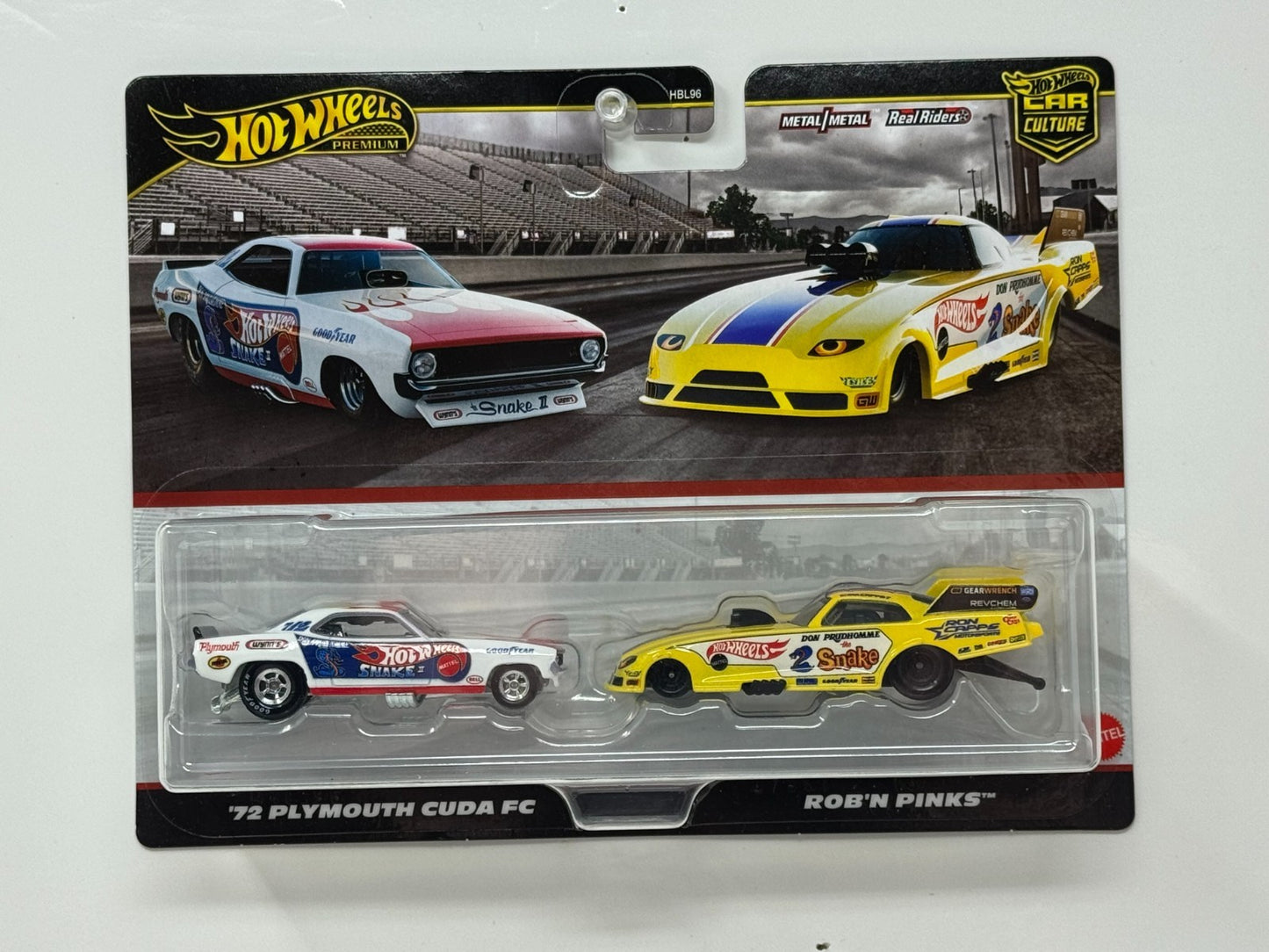 Hot Wheels Premium Car Culture 1972 Plymouth Cuda Rob’n Pinks 2-Pack 164 Diecast