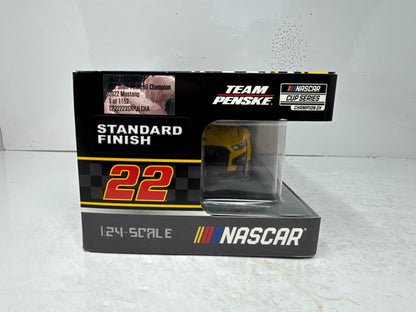 Lionel Nascar #22 Joey Logano Shell Pennzoil Champion 2022 Mustang 1:24 Diecast