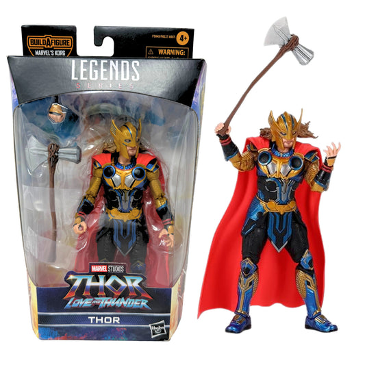 Marvel Legends Thor Love and Thunder Thor Action Figure w/ Korg BAF Piece