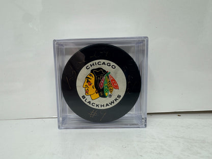 Bobby Hull Chicago Blackhawks Signed NHL Autograph Puck Gold Auto