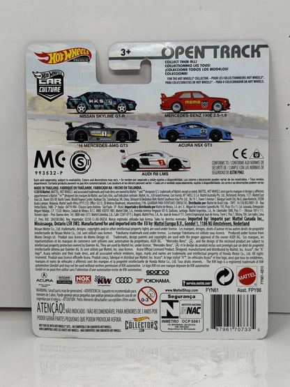 Hot Wheels Open Track Mercedes-Benz 190E 2.5-16 1:64 Diecast Real Riders
