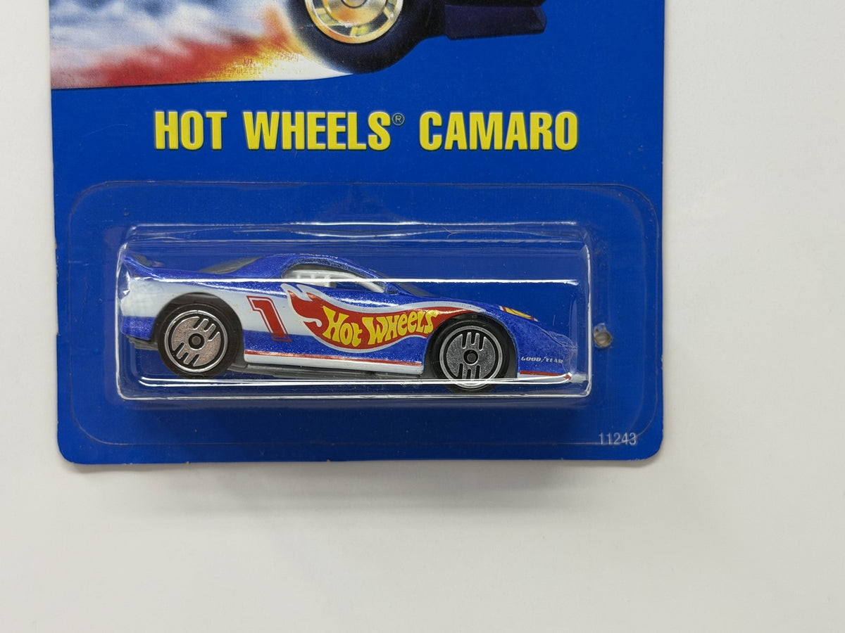 Hot Wheels Chevrolet Camaro Race Car 1:64 Diecast Blue