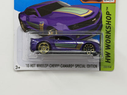 Hot Wheels HW Workshop 2013 Camaro Special 1:64 Diecast Purple Short Card