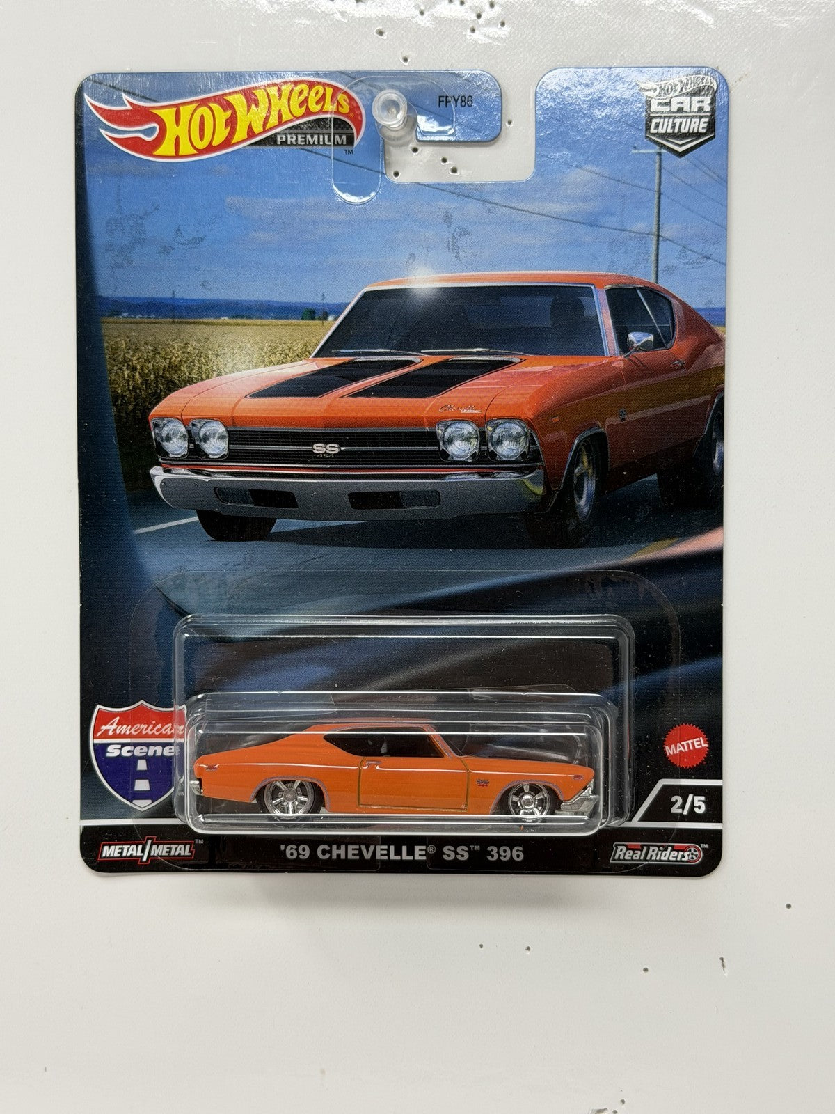 Hot Wheels Premium American Scene 1969 Chevrolet Chevelle SS 396 1:64 Diecast