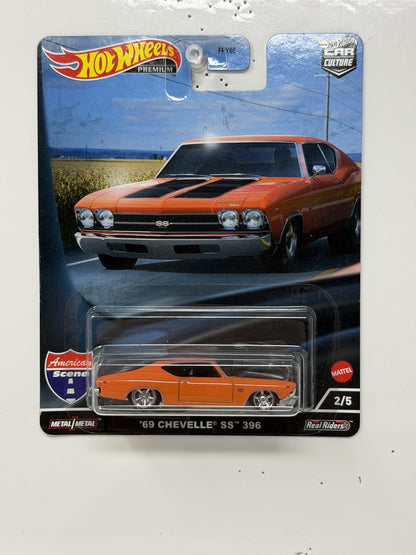Hot Wheels Premium American Scene 1969 Chevrolet Chevelle SS 396 1:64 Diecast