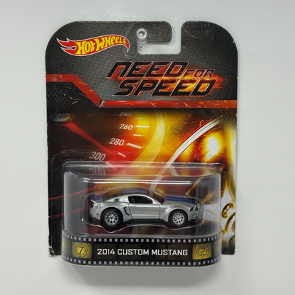 Hot Wheels Retro Entertainment Need For Speed Ford Custom Mustang 1:64 Diecast