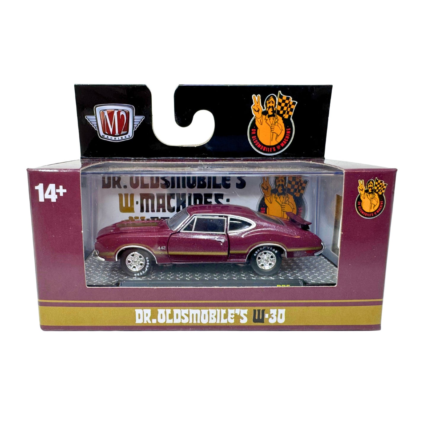M2 Machines Dr. Oldsmobile’s 1970 Cutlass 442 W-30 1:64 Diecast