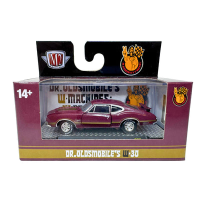 M2 Machines Dr. Oldsmobile’s 1970 Cutlass 442 W-30 1:64 Diecast