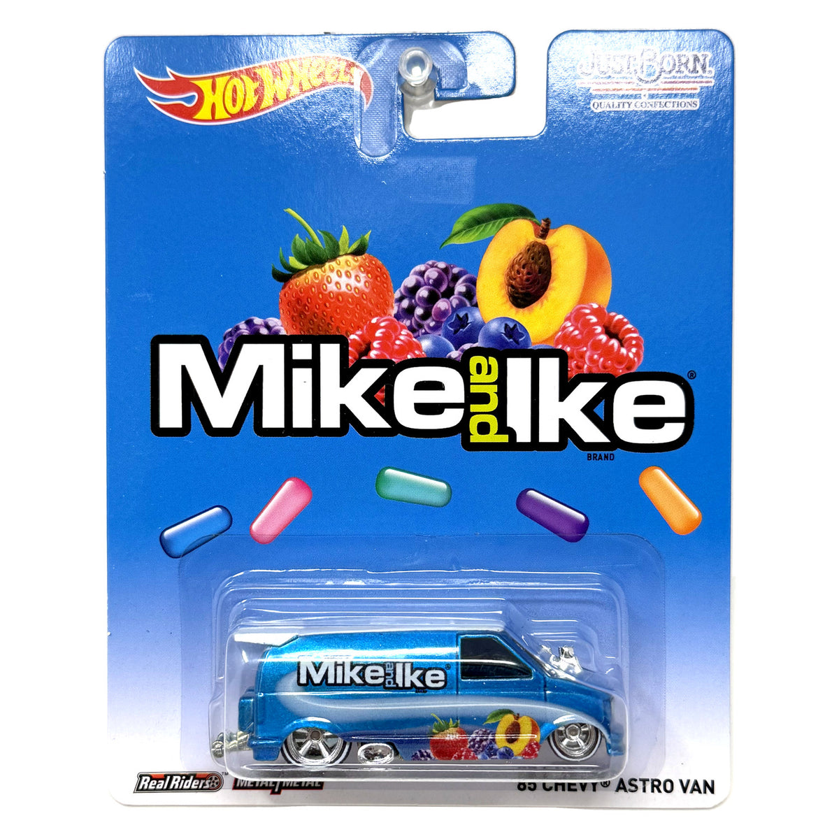 Hot Wheels Mike and Ike 1985 Chevy Astro Van 1:64 Diecast Real Riders