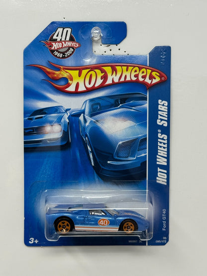 Hot Wheels Stars Ford GT40 1:64 Diecast Blue