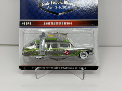 Hot Wheels 2014 Collectors Nationals Ghostbusters Ecto-1 1:64 Diecast 0698/2800