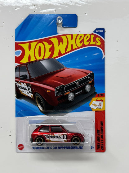 Hot Wheels Super Treasure Hunt 1973 Honda Civic Custom 1:64 Diecast