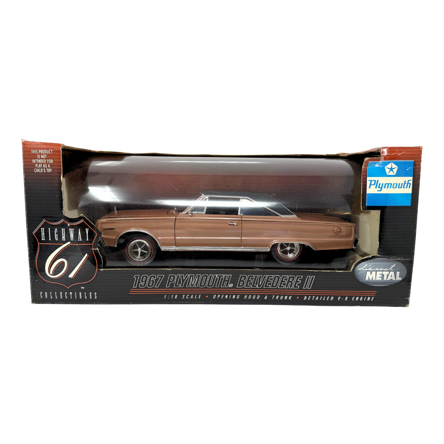 Highway 61 Collectibles 1967 Plymouth Belvedere II 1:18 Diecast