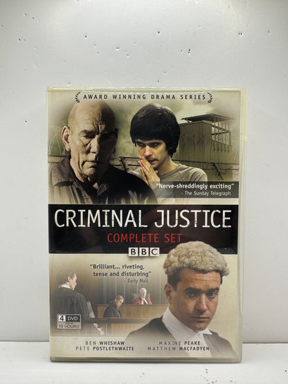 Criminal Justice (DVD) Ben Whishaw Crime