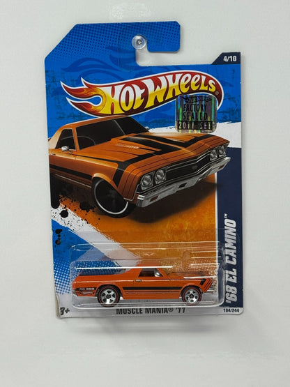 Hot Wheels Muscle Mania 1968 Chevy El Camino 1:64 Diecast Factory Sealed Redline
