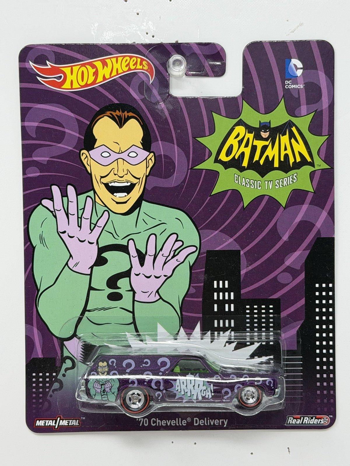 Hot Wheels Batman Classic TV Series 1970 Chevelle Delivery 1:64 Diecast RRs