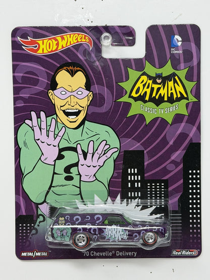 Hot Wheels Batman Classic TV Series 1970 Chevelle Delivery 1:64 Diecast RRs