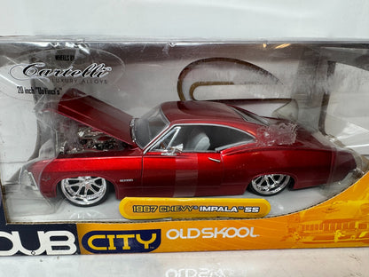 Jada Dub City Old Skool 1967 Chevy Impala SS 1:24 Diecast Cartelli Luxury Alloys