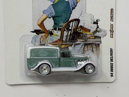 Hot Wheels Saturday Evening Post 1934 Dodge Delivery 1:64 Real Riders