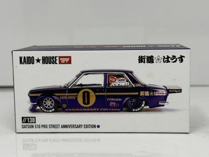 Kaido House Mini GT Datsun 510 Pro Street Anniversary 1:64 Diecast