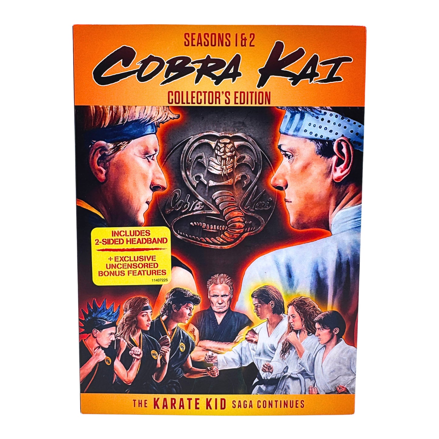 Cobra Kai Season 1&2 (DVD) TV Series Includes Collectible Headband
