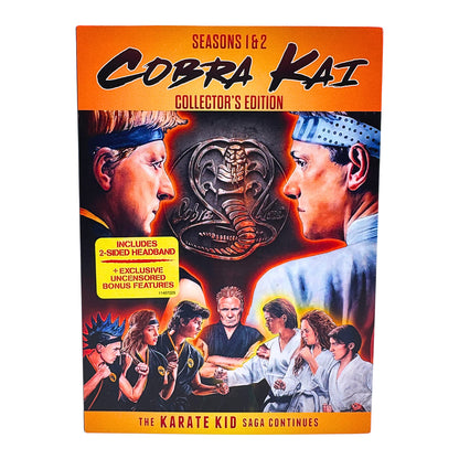 Cobra Kai Season 1&2 (DVD) TV Series Includes Collectible Headband