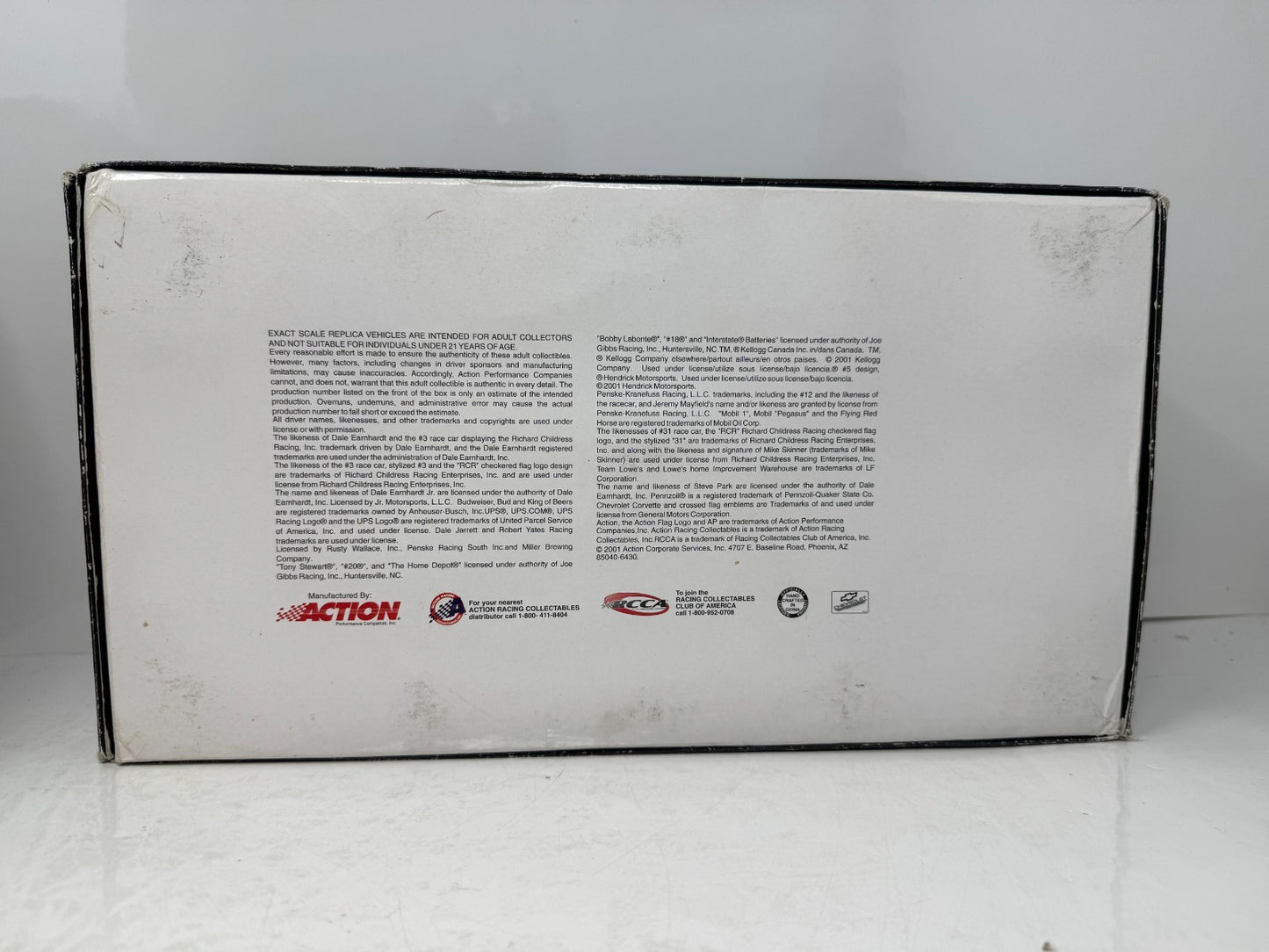 Action Nascar RCCA 3 Dale Earnhardt GM Goodwrench 2001 Corvette C5R 1:18 Diecast