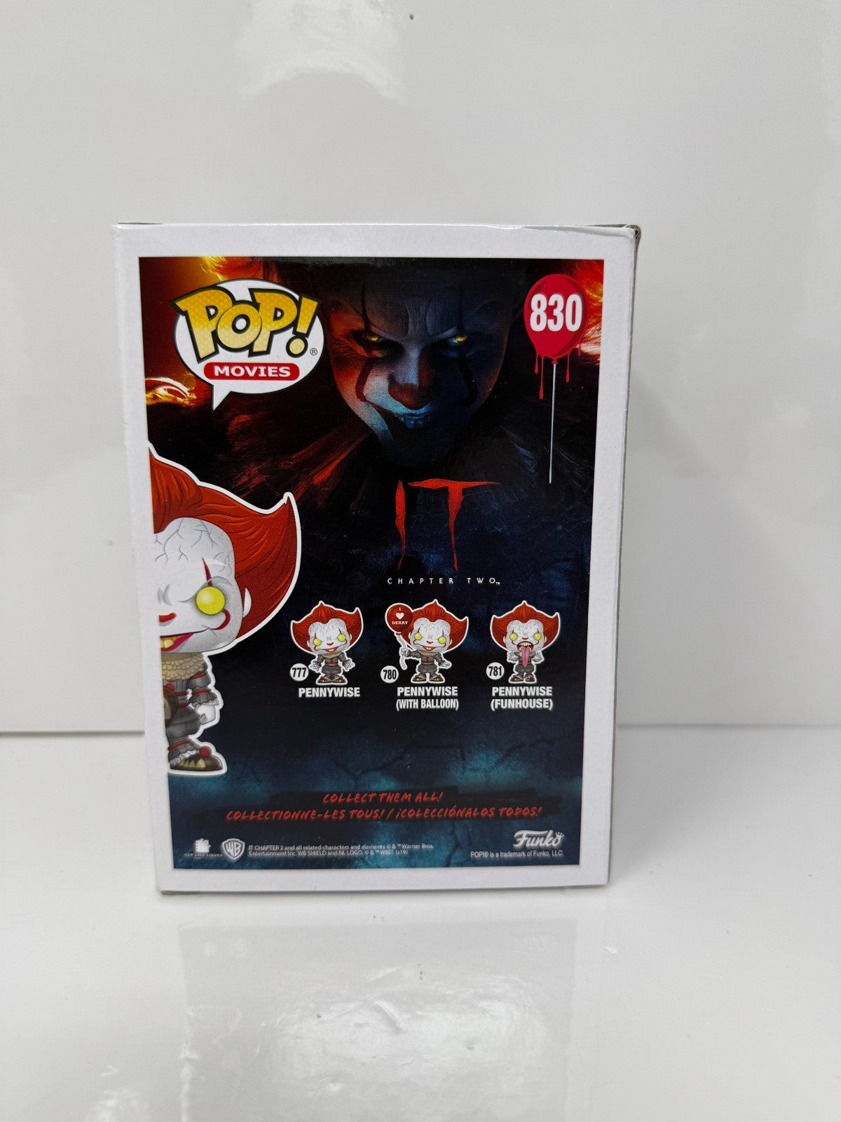 Funko Pop! Movies IT #830 Pennywise with Beaver Hat FYE Vinyl Figure