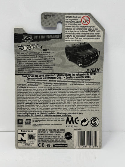 Hot Wheels Premiere A-Team Van 1:64 Diecast