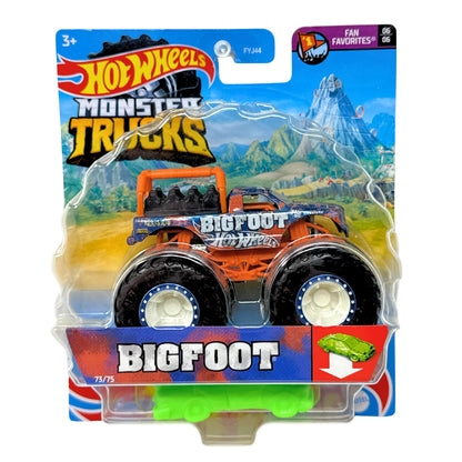 Hot Wheels Monster Trucks Bigfoot 1:64 Diecast Fan Favorites Ride Truck
