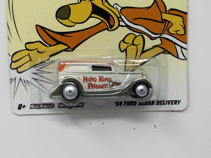 Hot Wheels Hong Kong Phooey 1934 Ford Sedan Delivery 1:64 Real Riders