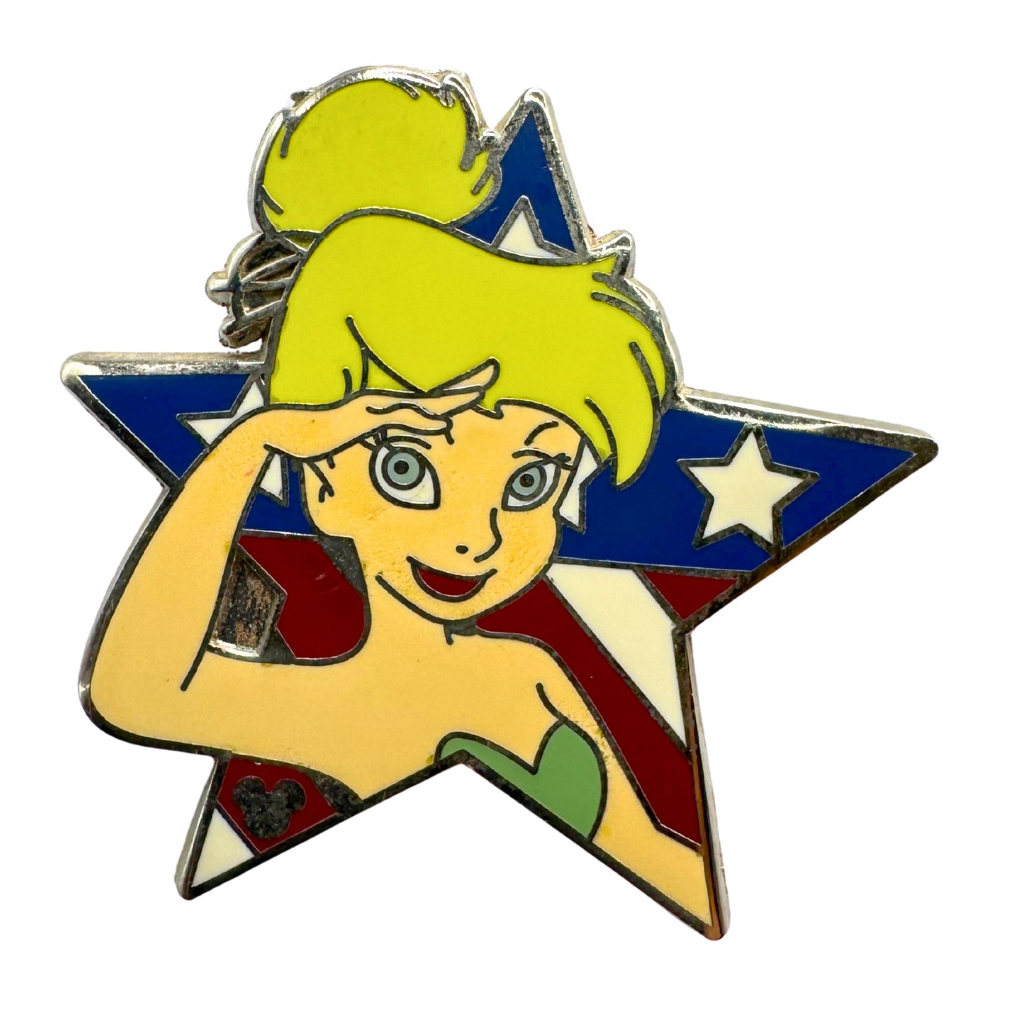 DLR Disney Tinker Bell Saluting Patriotic Star Salute Hidden Mickey Trading Pin DC1S13