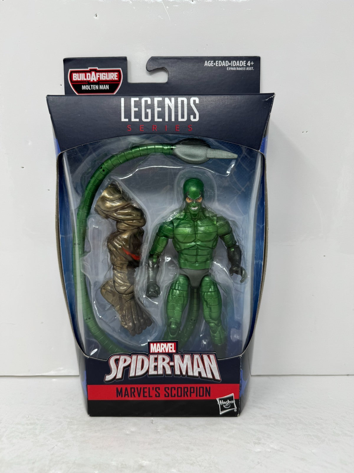 Marvel Legends Spider-Man Marvel’s Scorpion Figure w/ Molten Man BAF Piece