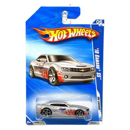Hot Wheels HW Garage 2010 Chevrolet Camaro SS 1:64 Diecast Silver Indy 500
