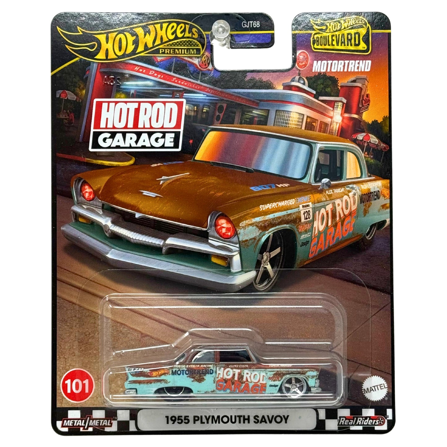 Hot Wheels Premium Boulevard #101 1955 Plymouth Savoy 1:64 Diecast