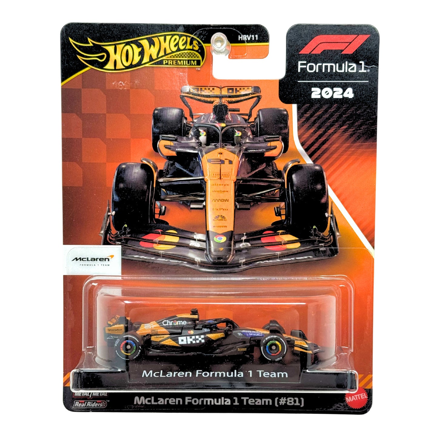 Hot Wheels Premium Formula 1 McLaren F1 Team #81 1:64 Diecast