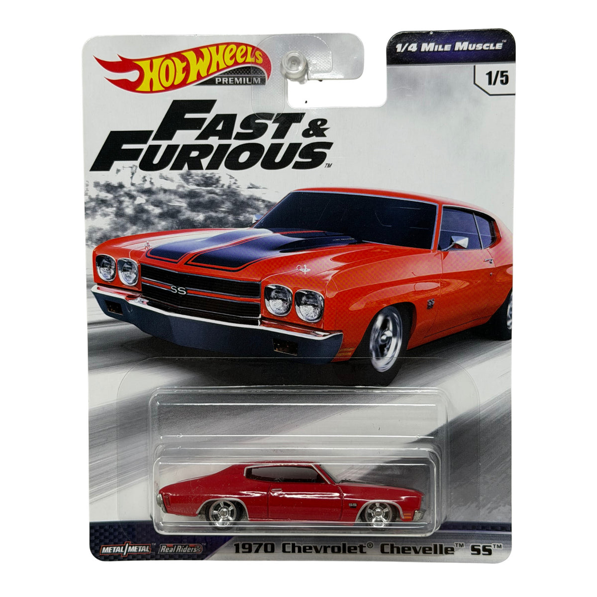 Hot Wheels Premium Fast & Furious 1970 Chevrolet Chevelle SS 1:64 Diecast