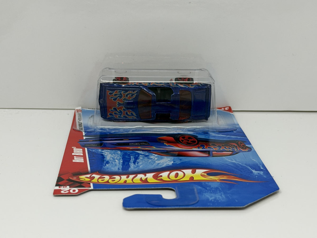 Hot Wheels Race World Volcano Pontiac Hot Bird 1:64 Diecast Blue