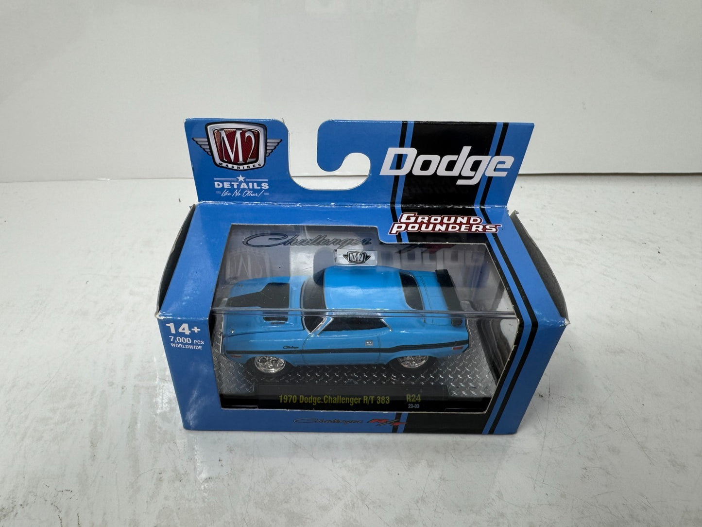 M2 Machines Ground Pounders 1970 Dodge Challenger R/T 383 1:64 Diecast