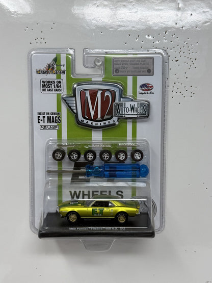 M2 Machines Auto-Wheels 1968 Pontiac Firebird 400 H.O. E-T Mags 1:64 Diecast
