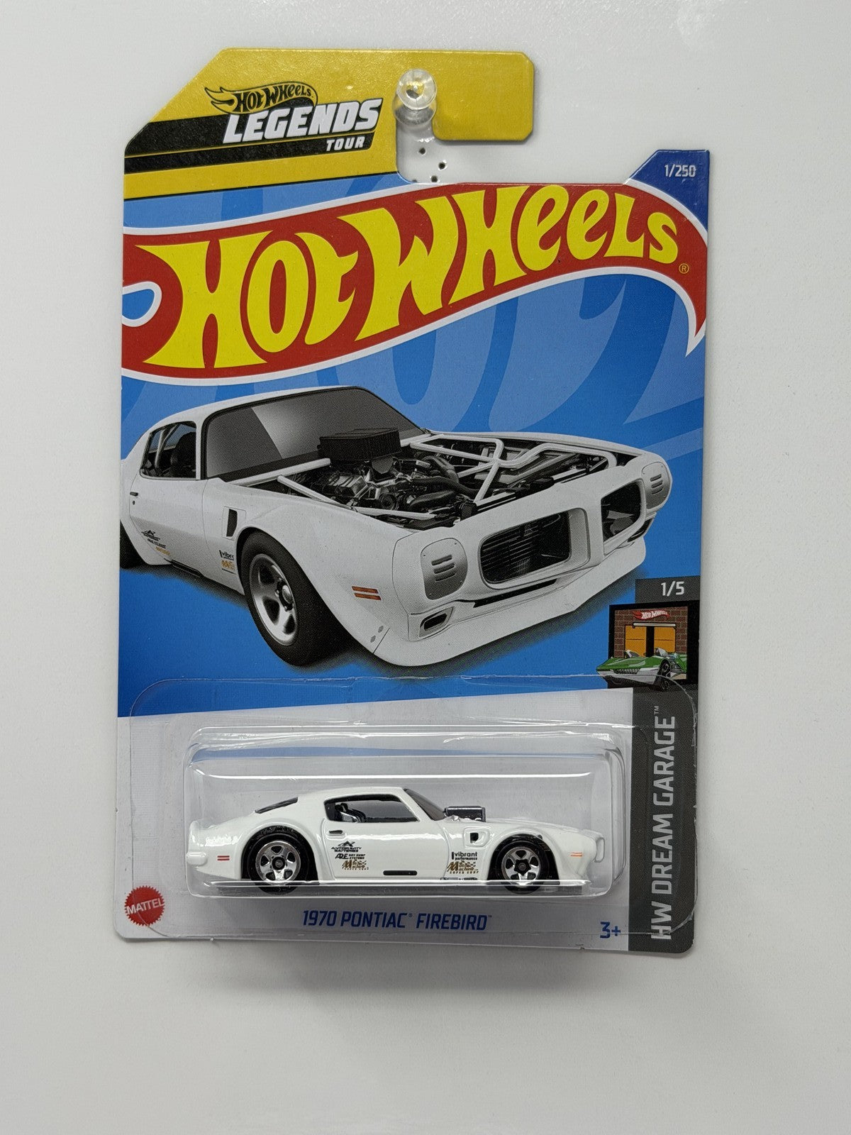 Hot Wheels Legends Tour Dream Garage 1970 Pontiac Firebird 1:64 Diecast White