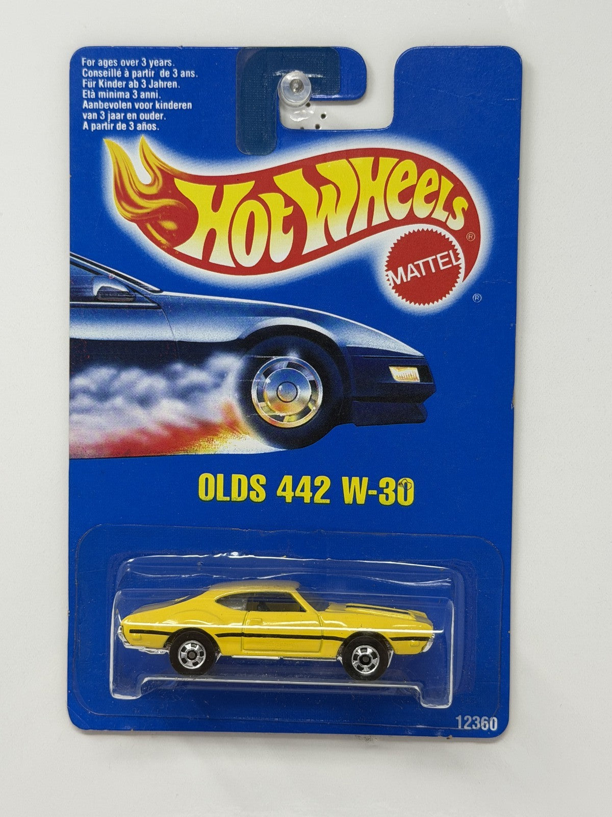 Hot Wheels Oldsmobile 442 W-30 1:64 Diecast Yellow V2