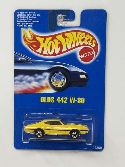 Hot Wheels Oldsmobile 442 W-30 1:64 Diecast Yellow V2