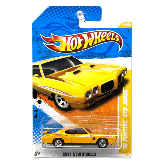 Hot Wheels 2011 New Models 1970 Pontiac GTO Judge 1:64 Diecast Yellow
