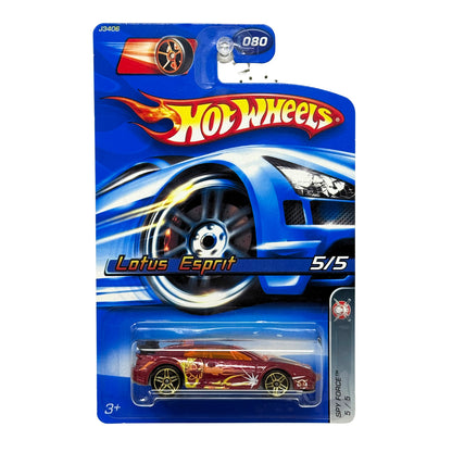 Hot Wheels Spy Force Lotus Esprit 1:64 Diecast Red V2