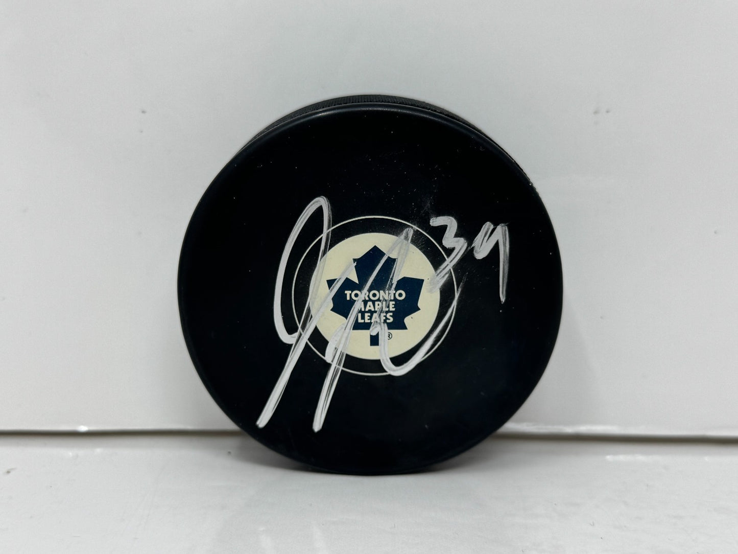 James Reimer Toronto Maple Leafs Signed NHL Autograph Puck Silver Auto
